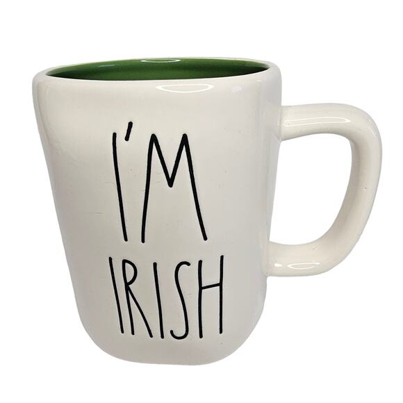 RAE DUNN I'm Irish Oversized MUG St Patrick's Day Coffee Tea - Picture 1 of 5